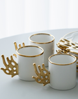 KARACA MERCAN COFFEE SET 12 PIECES FOR 6 PEOPLE