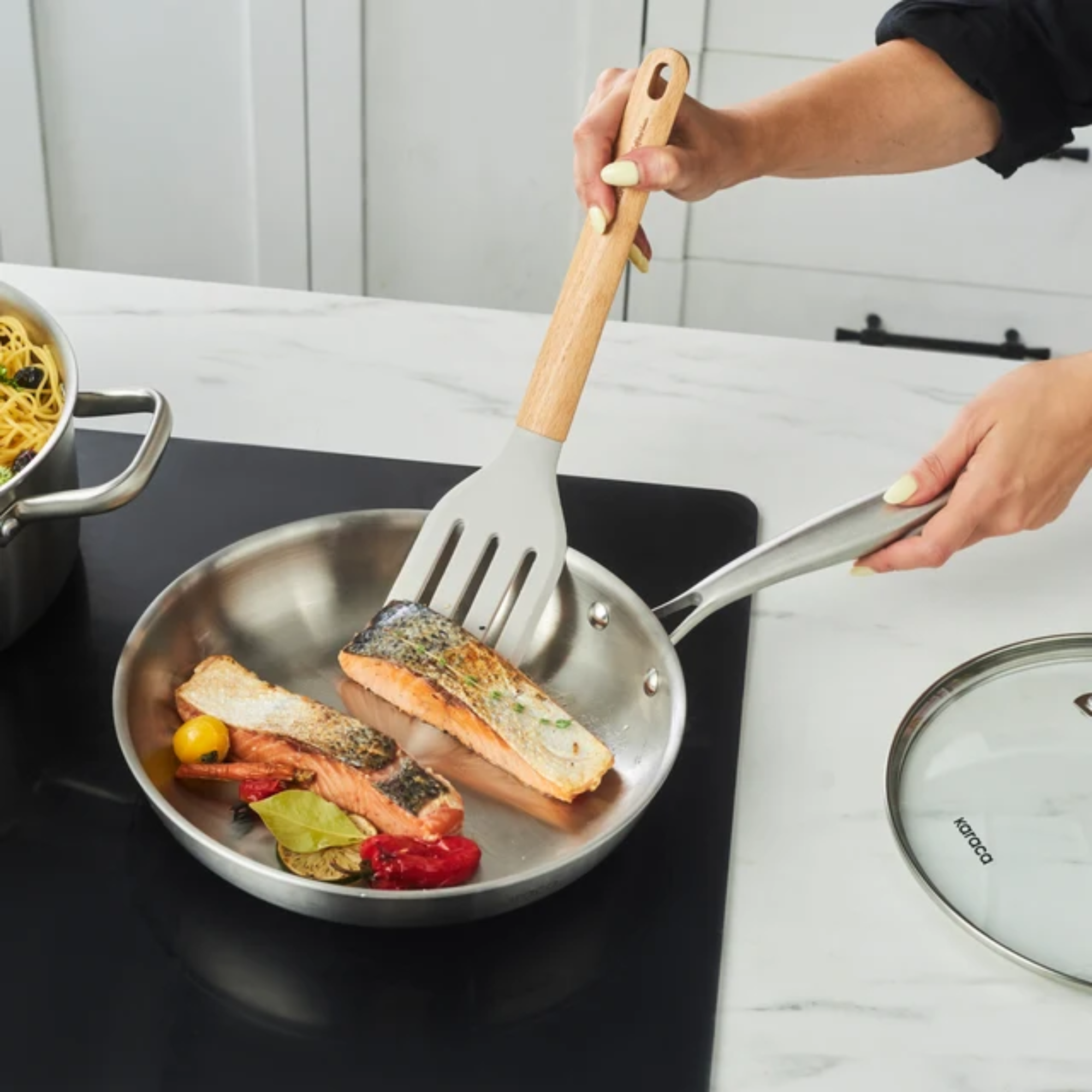 KARACA BATTERIE DE CUISINE POWER STEEL AKITA | 7 PIECES