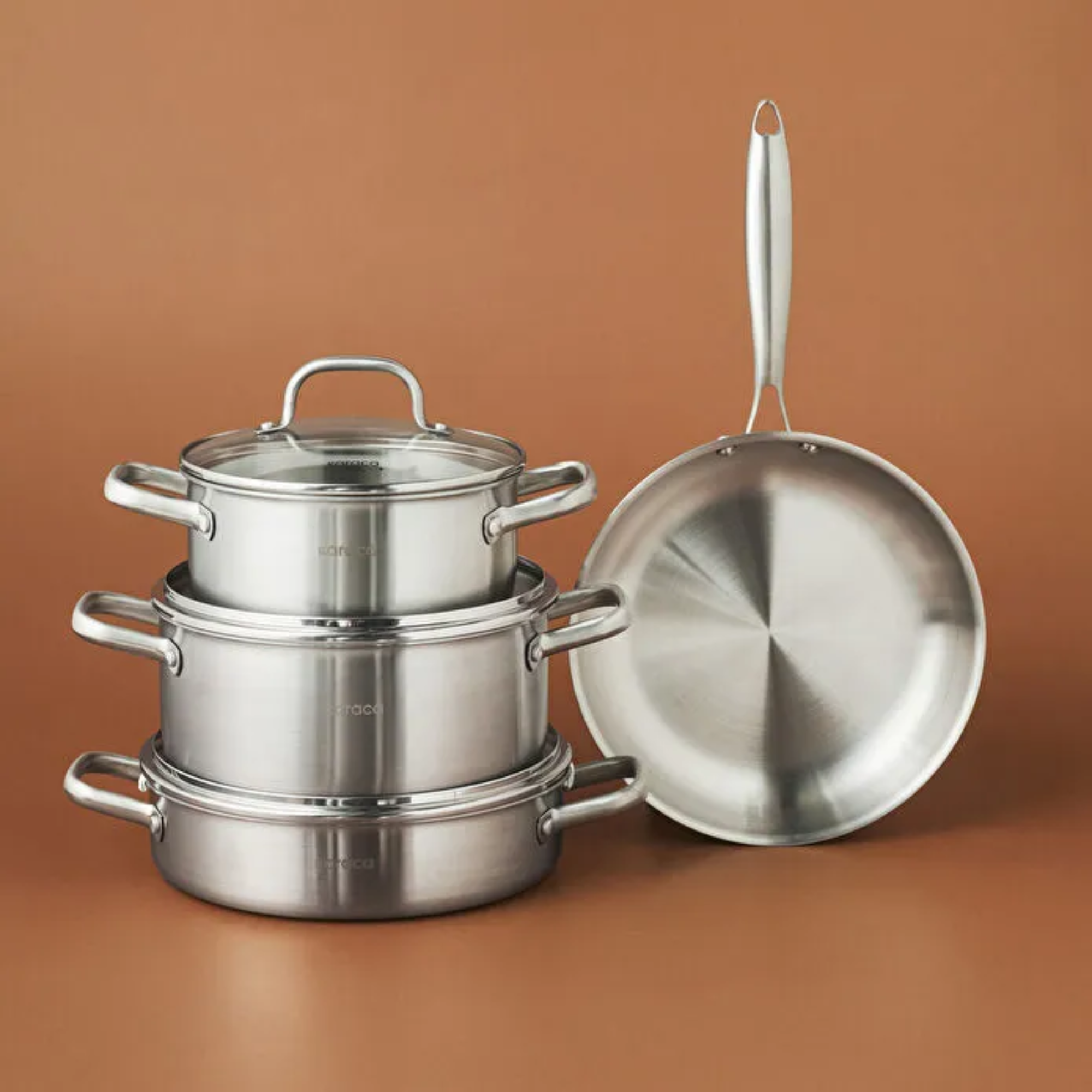 KARACA BATTERIE DE CUISINE POWER STEEL AKITA | 7 PIECES