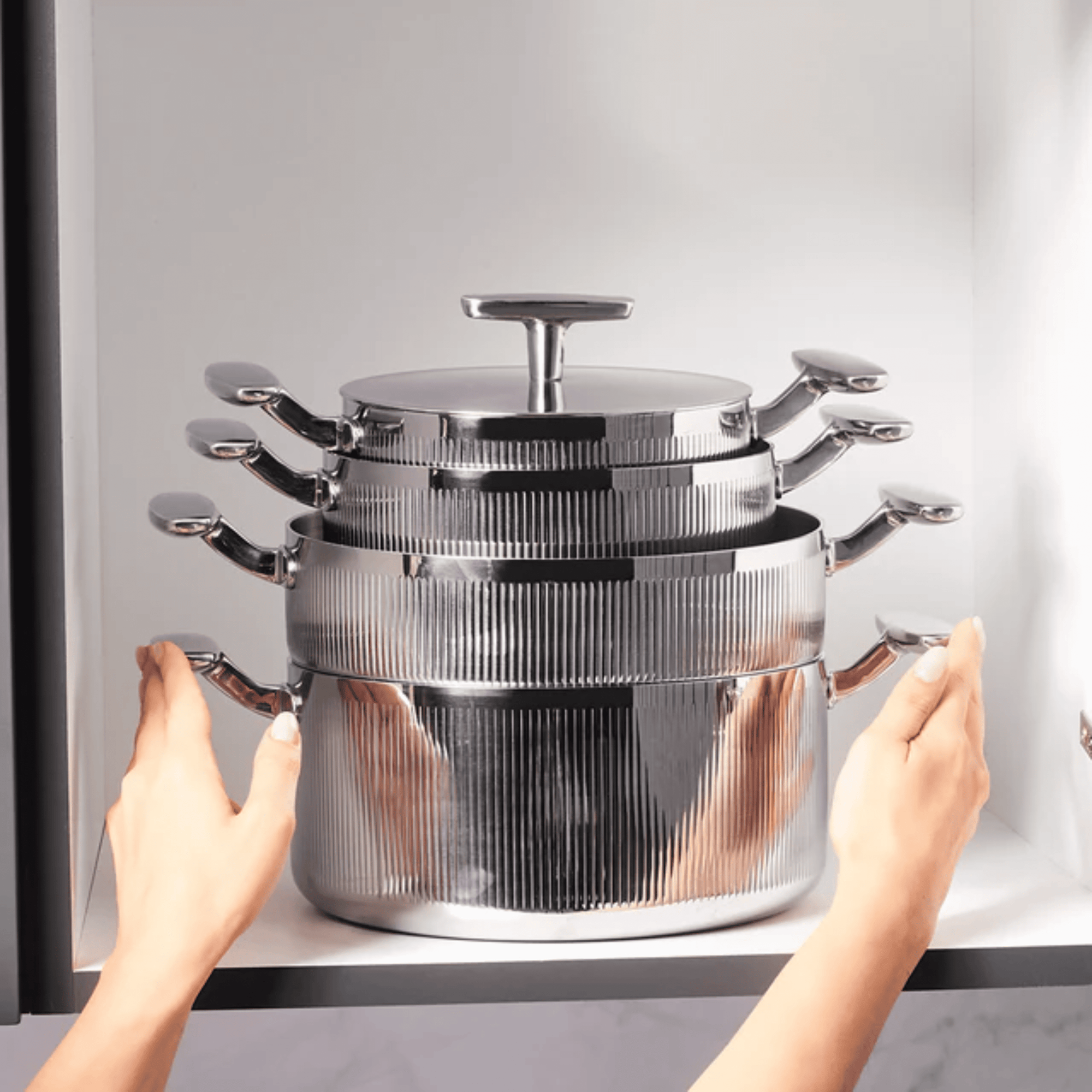 KARACA BATTERIE DE CUISINE RIMOVA FLAT | 8 PIECES
