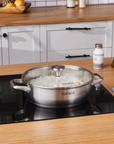 KARACA CASSEROLE BASSE ELITE STEEL | 26CM | 3.4L