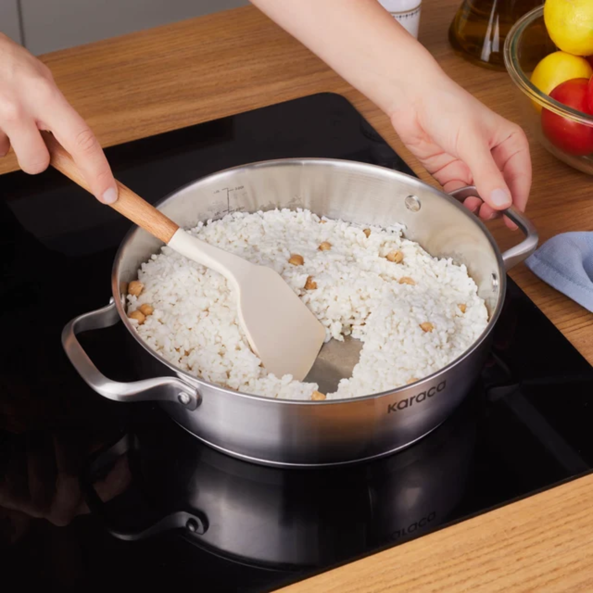KARACA CASSEROLE BASSE ELITE STEEL | 26CM | 3.4L