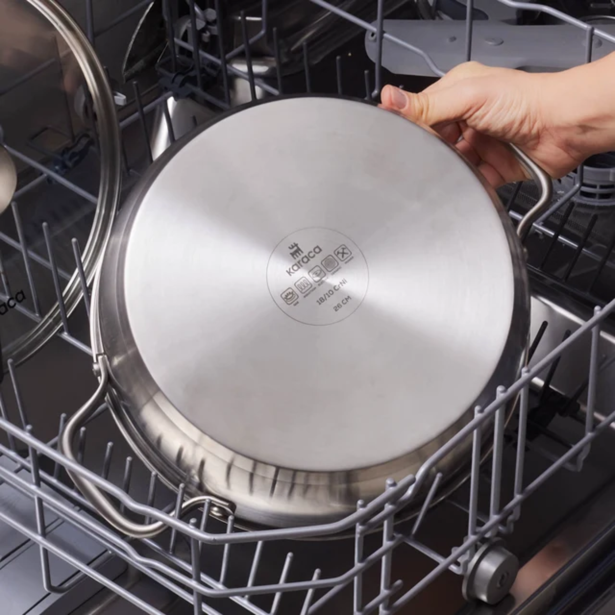 KARACA CASSEROLE BASSE ELITE STEEL | 26CM | 3.4L