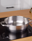 KARACA CASSEROLE BASSE ELITE STEEL | 24CM | 3L
