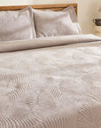 KARACA ENSEMBLE DE COUVRE LIT LEAN GRIS | 230X240CM | 3 PIECES