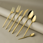 KARACA ENSEMBLE DE MENAGERE ELEGANCE CAMILLE SHINY GOLD 84 PIECES