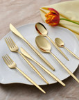 KARACA ENSEMBLE DE MENAGERE ELEGANCE CAMILLE SHINY GOLD 84 PIECES
