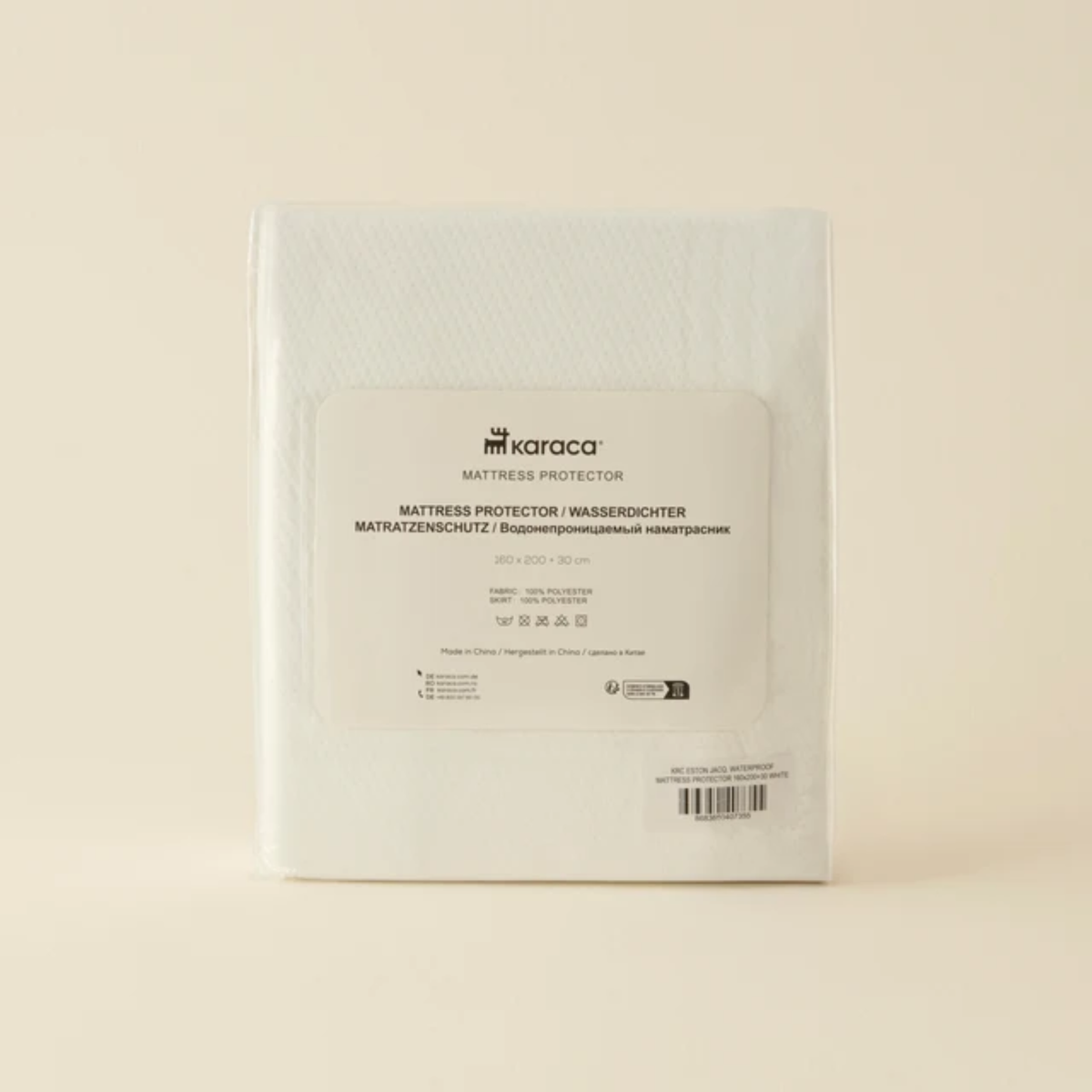 KARACA PROTEGE MATELAS IMPERMEABLE ESTON JACQ | 160X200CM + 30CM