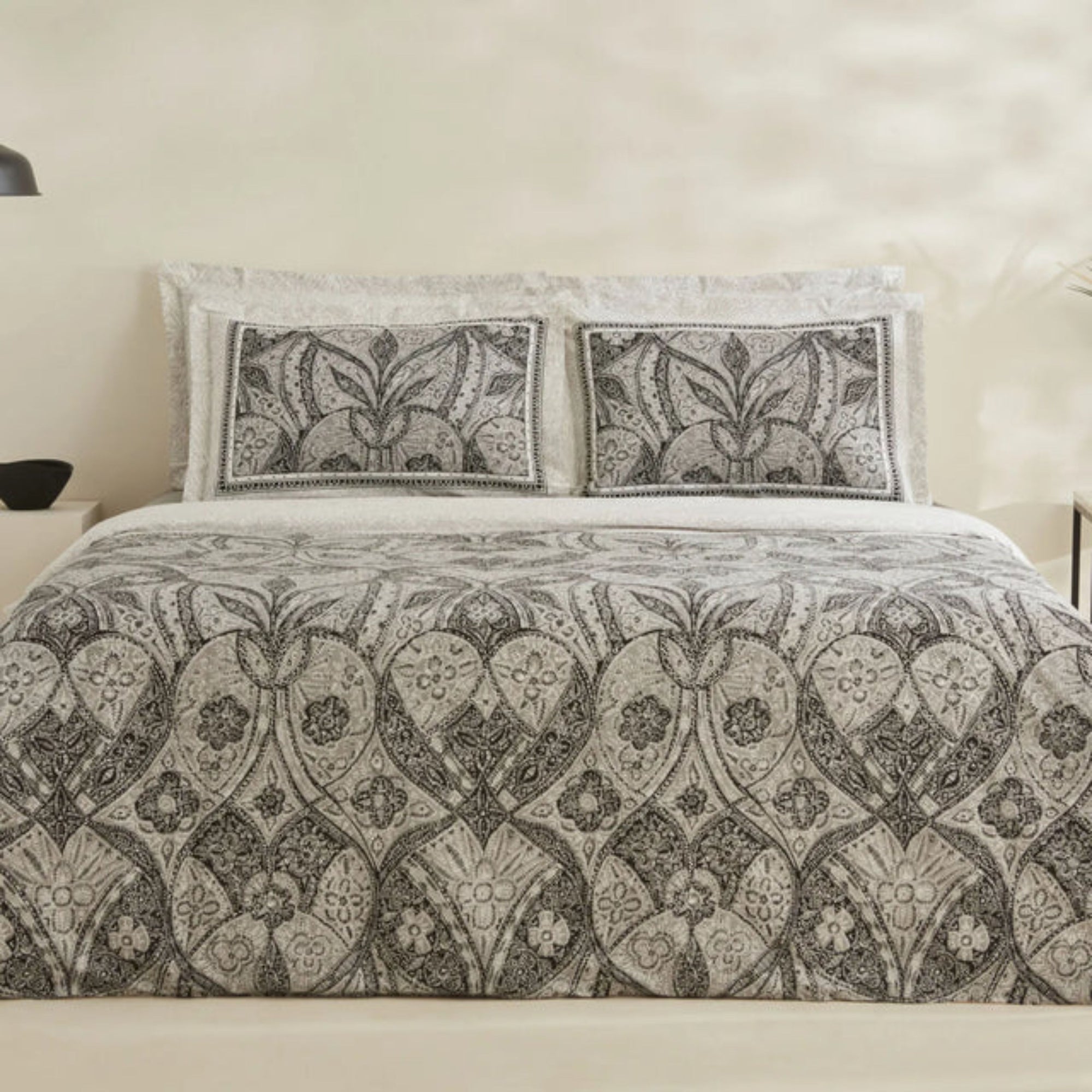 KARACA PARURE DE HOUSSE DE COUETTE SANTI PERCALE | 200X220CM