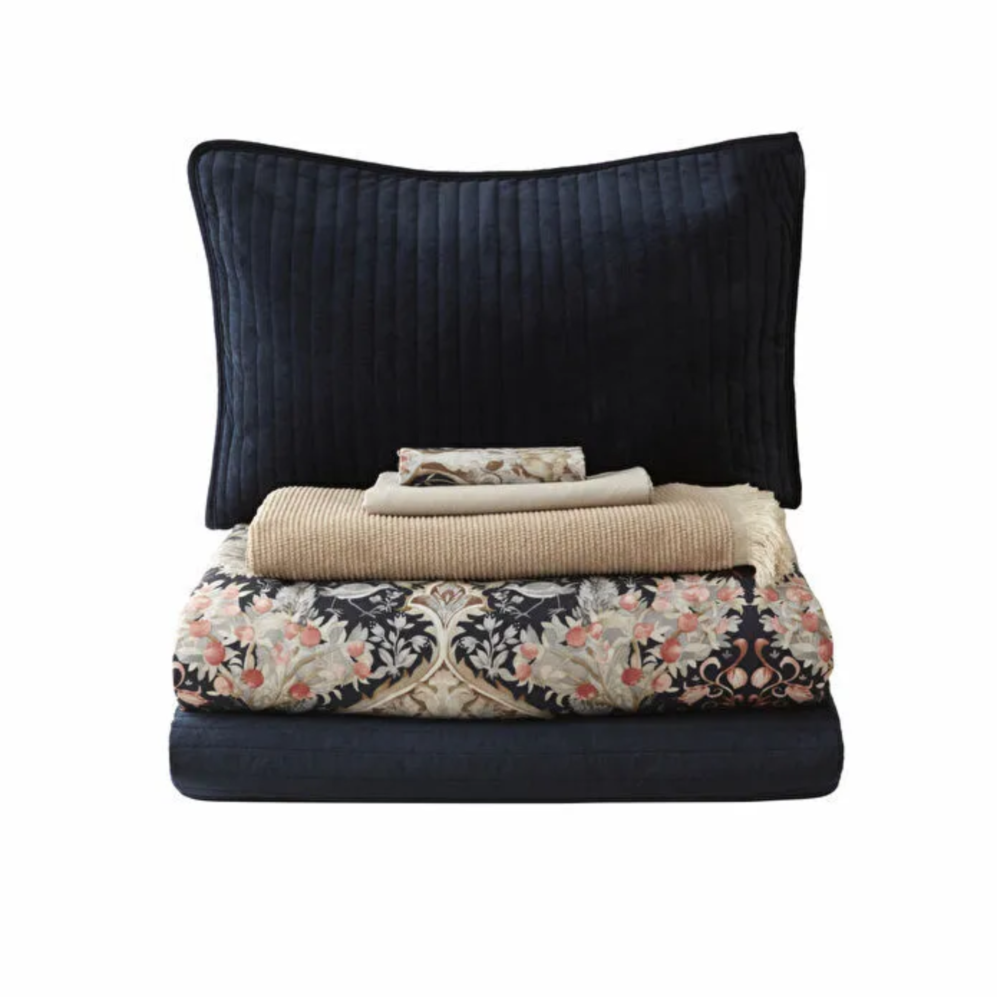 KARACA PARURE DE LIT PAVO BLUE | 6 PIECES