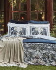 KARACA PARURE DE LIT PAVO BLUE | 6 PIECES