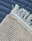 KARACA PARURE DE LIT PAVO BLUE | 6 PIECES