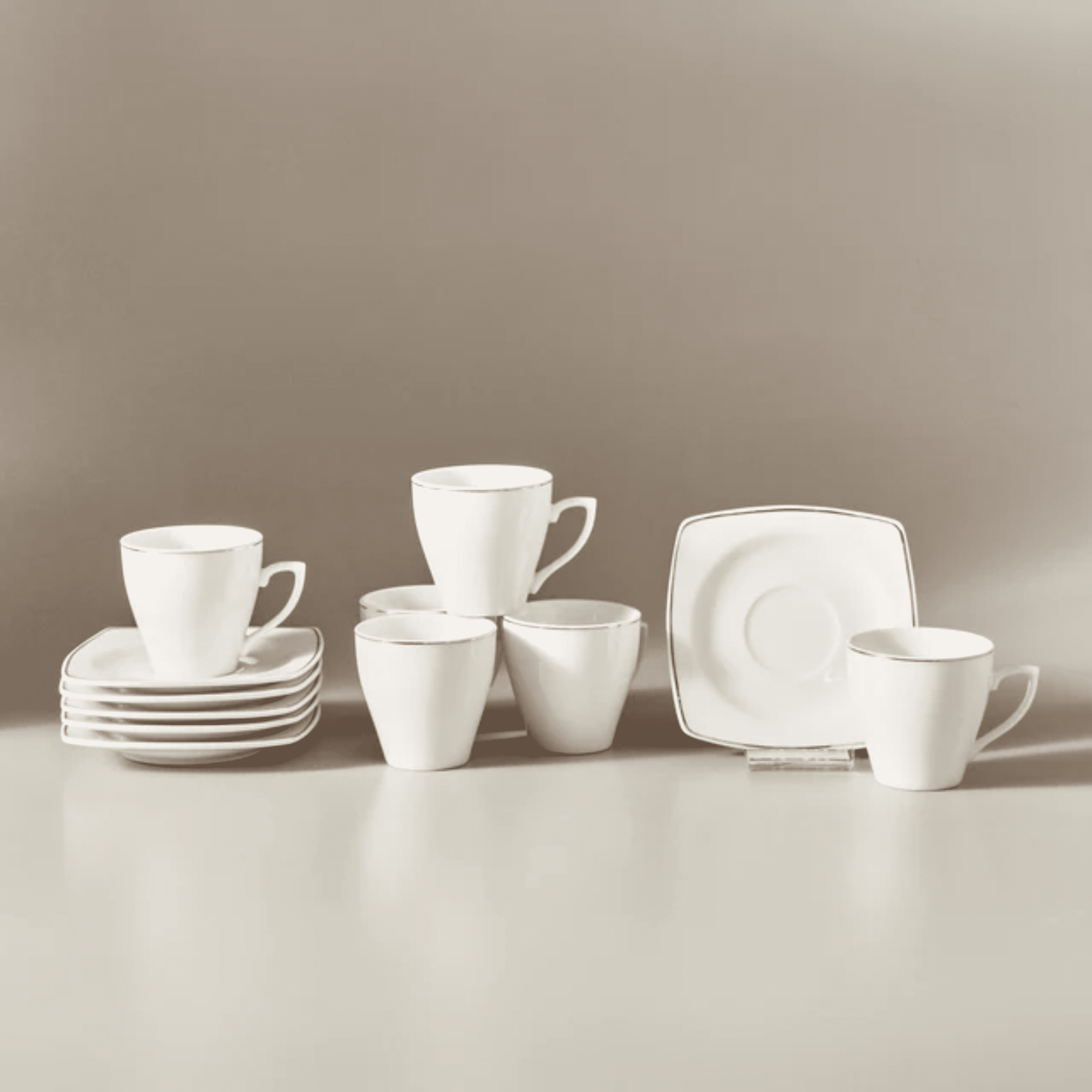 KARACA SERVICE A CAFE JAMIE | 90 ML | 12 PIECES | 6 PERSONNES
