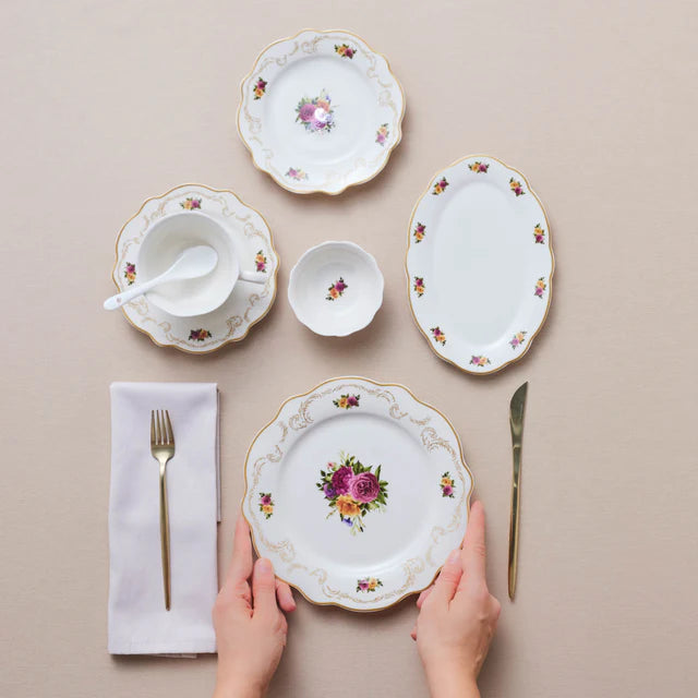 KARACA SERVICE A BRUNCH ANTIQUE 26 PIECES 6 PERSONNES