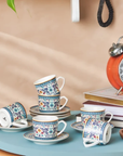 KARACA SERVICE A CAFE BEYLERBEYI | 80ML | 12 PIECES | 6 PERSONNES
