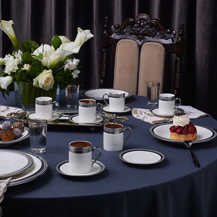 KARACA SERVICE A CAFE ROYAL BONE KATE | 90ML | 12PIECES | 6PERSONNES