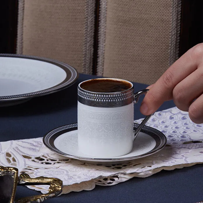 KARACA SERVICE A CAFE ROYAL BONE KATE | 90ML | 12PIECES | 6PERSONNES