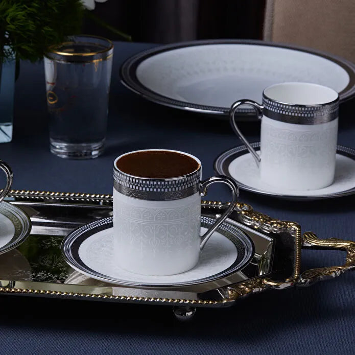 KARACA SERVICE A CAFE ROYAL BONE KATE | 90ML | 12PIECES | 6PERSONNES
