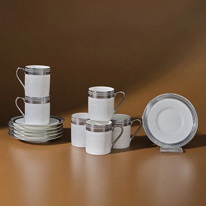 KARACA SERVICE A CAFE ROYAL BONE KATE | 90ML | 12PIECES | 6PERSONNES