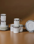 KARACA SERVICE A CAFE ROYAL BONE KATE | 90ML | 12PIECES | 6PERSONNES