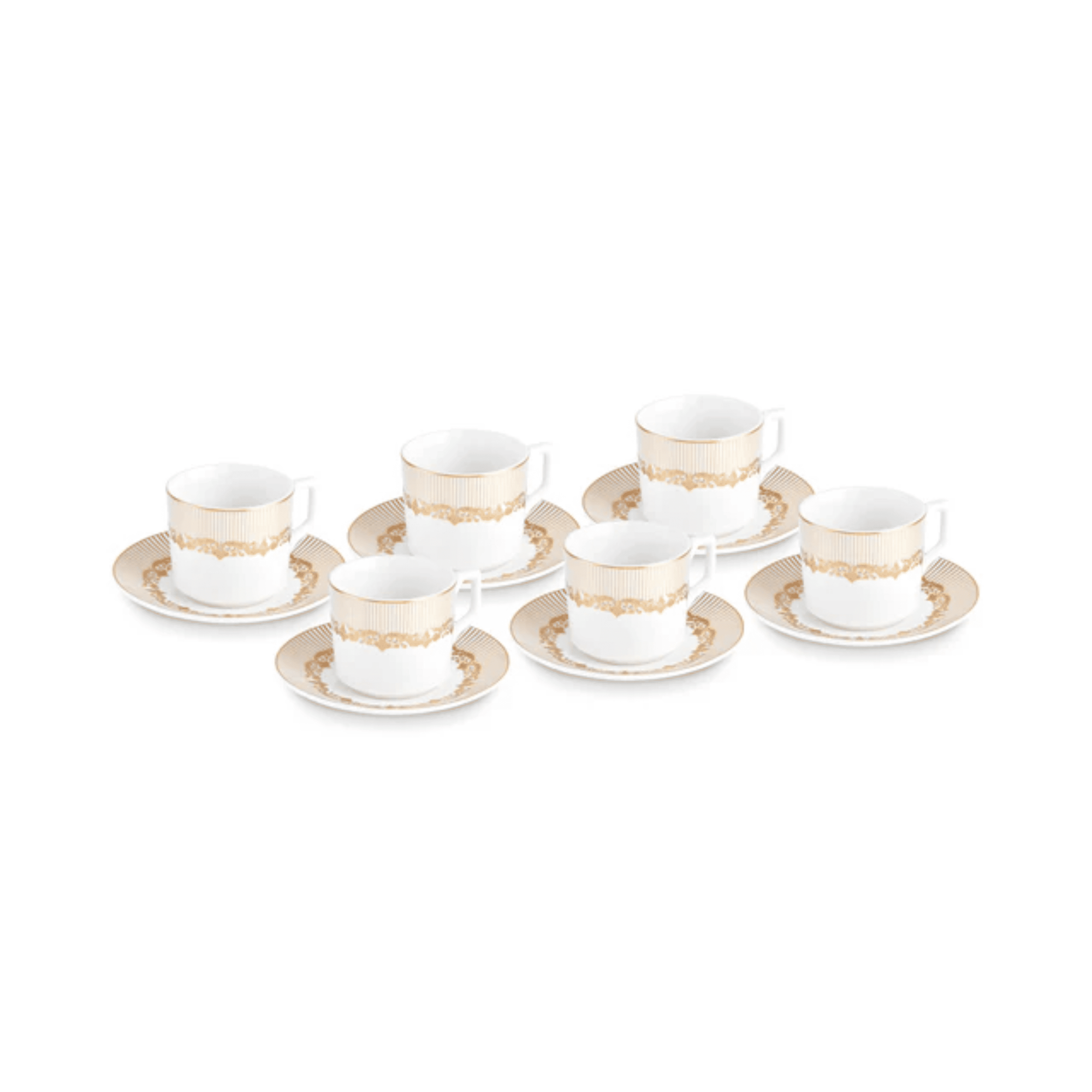 KARACA SERVICE A CAFE VILDAN | 100 ML | 12 PIECES | 6 PERSONNES
