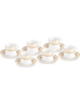 KARACA SERVICE A CAFE VILDAN | 100 ML | 12 PIECES | 6 PERSONNES