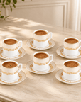 KARACA SERVICE A CAFE VILDAN | 100 ML | 12 PIECES | 6 PERSONNES