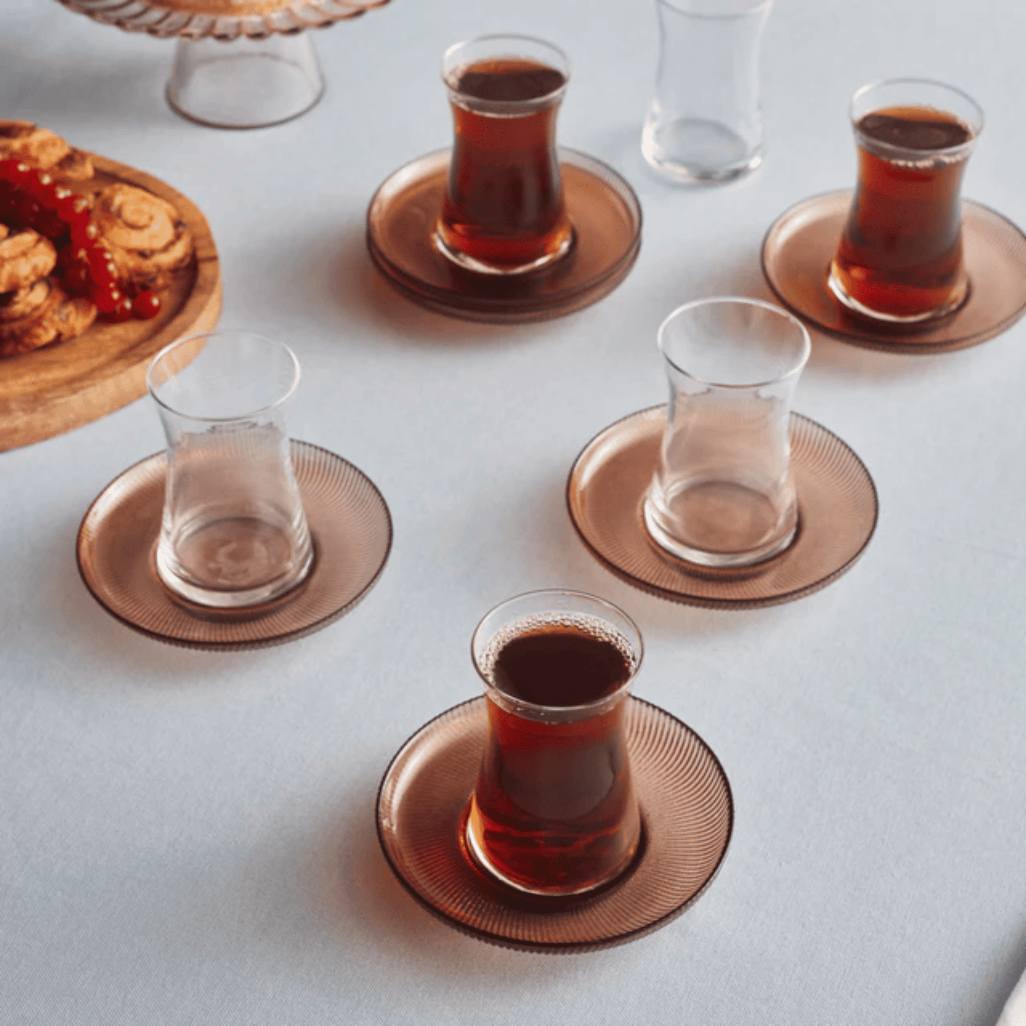 KARACA SERVICE A THE JULIET MOCHA MOUSSE | 170ML | 12 PIECES | 6 PERSONNES