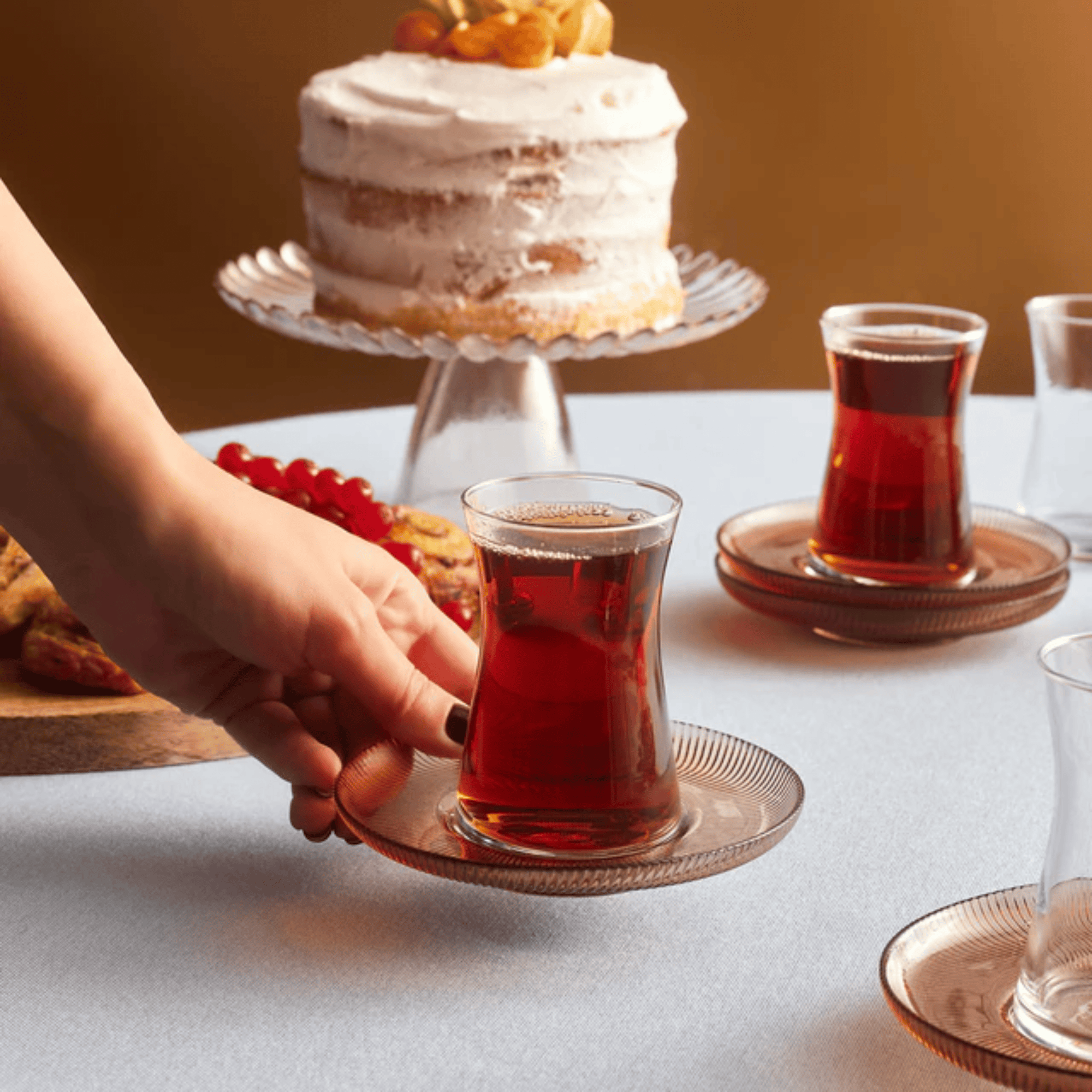KARACA SERVICE A THE JULIET MOCHA MOUSSE | 170ML | 12 PIECES | 6 PERSONNES