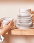 KARACA SERVICE DE TABLE BONE DEREN | 60 PIECES | 12 PERSONNES