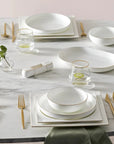 KARACA SERVICE DE TABLE FINE PEARL EXTRA NISH | 58 PIECES | 12 PERSONNES