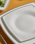 KARACA SERVICE DE TABLE FINE PEARL NEKLUS | 58 PIECES | 12 PERSONNES
