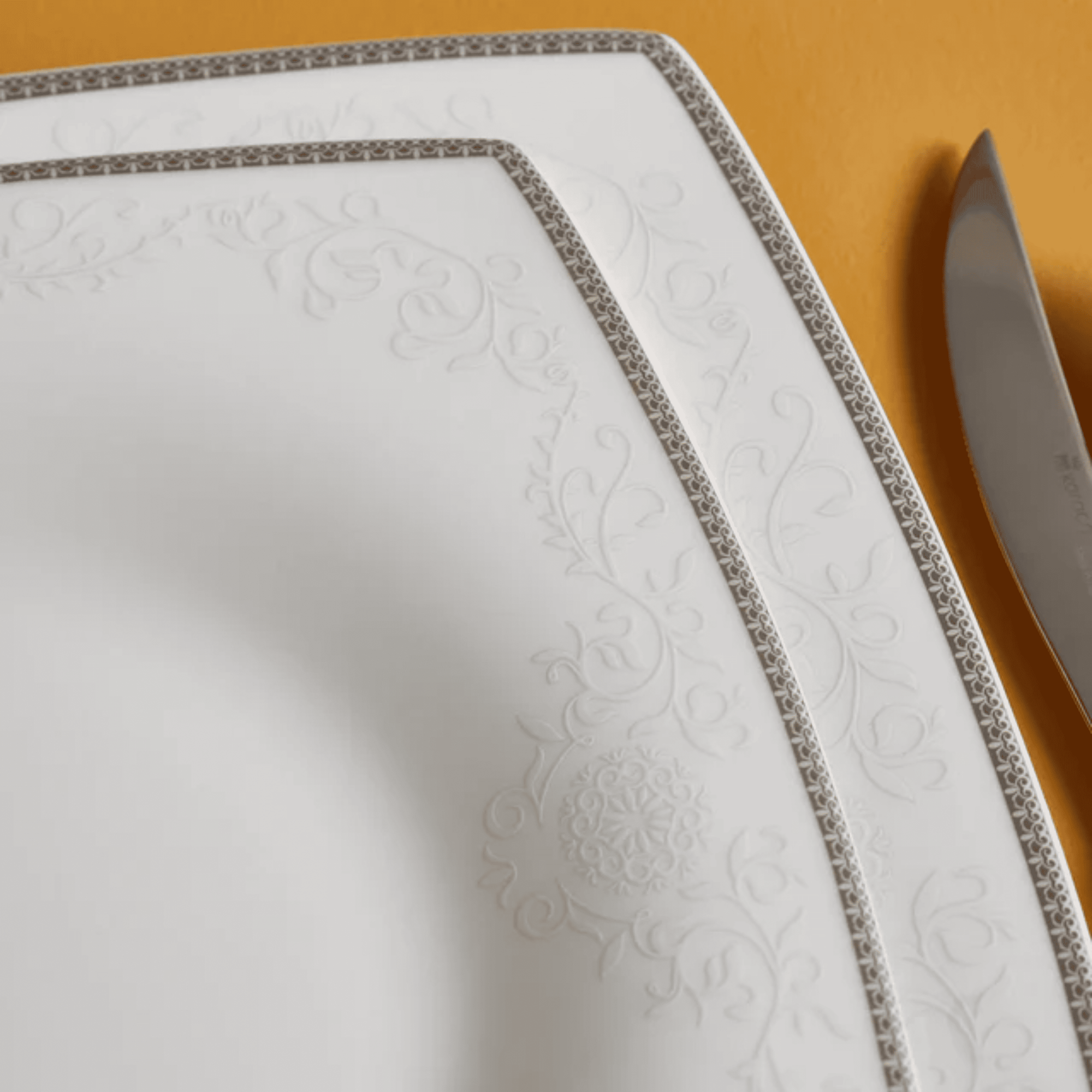 KARACA SERVICE DE TABLE FINE PEARL NEKLUS | 58 PIECES | 12 PERSONNES