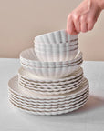 KARACA SERVICE DE TABLE UMBRELLA WHITE | 53 PIECES | 12 PERSONNES