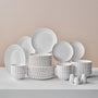 KARACA SERVICE DE TABLE UMBRELLA WHITE | 53 PIECES | 12 PERSONNES