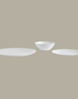 KARACA SERVICE DE TABLE WHITE SHELL | 18 PIECES | 6 PERSONNES