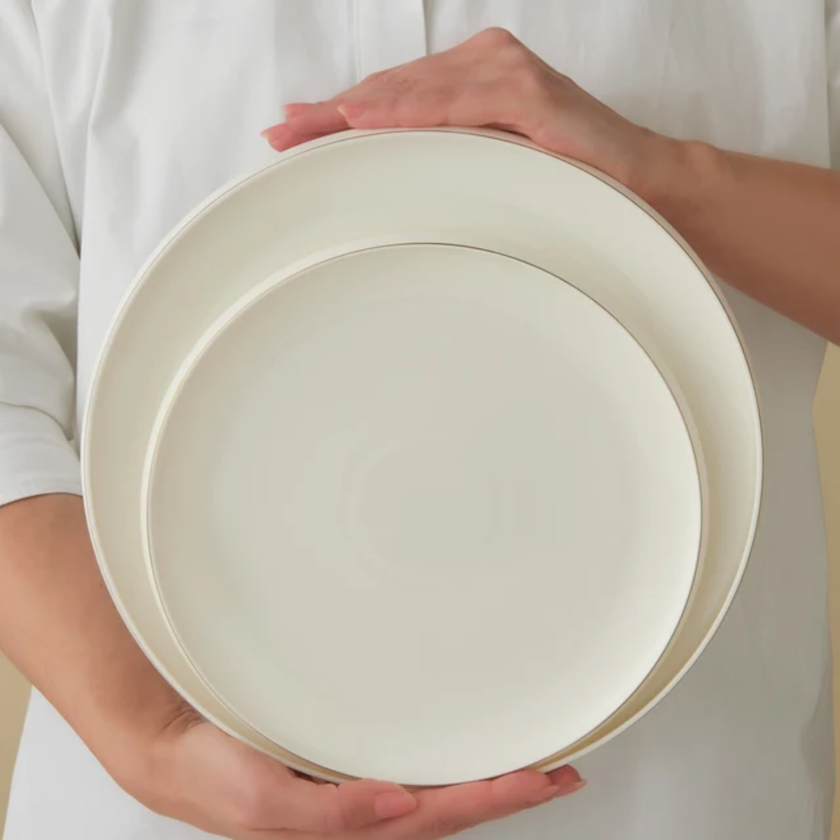 KARACA SERVICE DE TABLE BONE ARIS | 53 PIECES | 12 PERSONNES