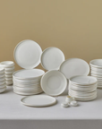 KARACA SERVICE DE TABLE BONE ARIS | 53 PIECES | 12 PERSONNES