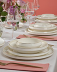 KARACA SERVICE DE TABLE BONE ARIS | 53 PIECES | 12 PERSONNES