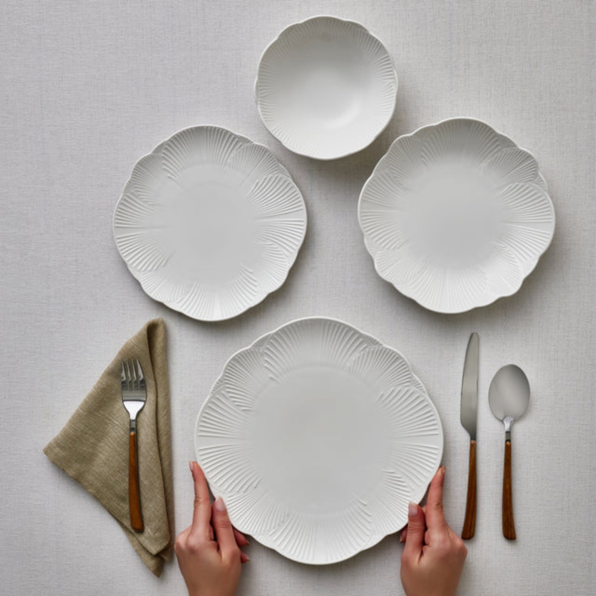 KARACA SERVICE DE TABLE BLOOM | 24 PIECES | 6 PERSONNES