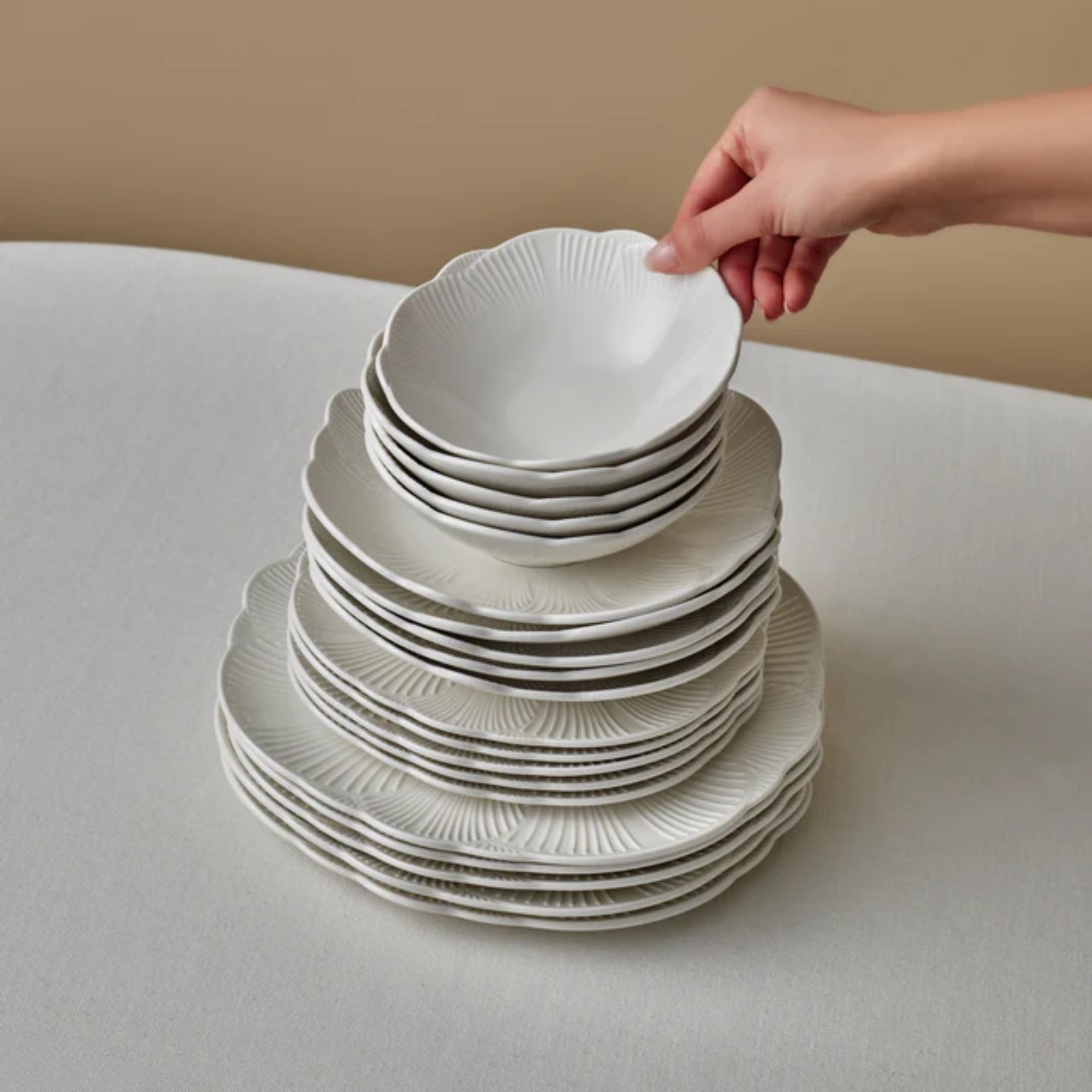 KARACA SERVICE DE TABLE BLOOM | 24 PIECES | 6 PERSONNES