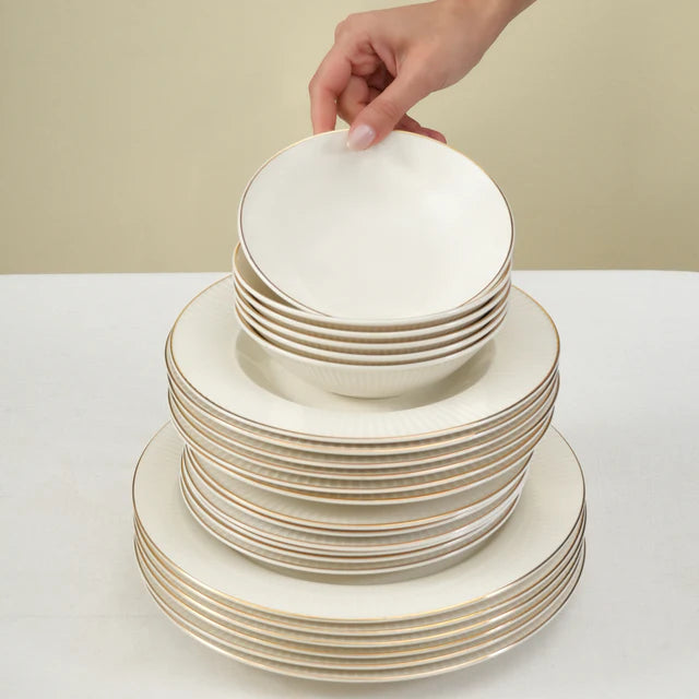 KARACA SERVICE DE TABLE MASSIMO 24 PIECES 6 PERSONNES