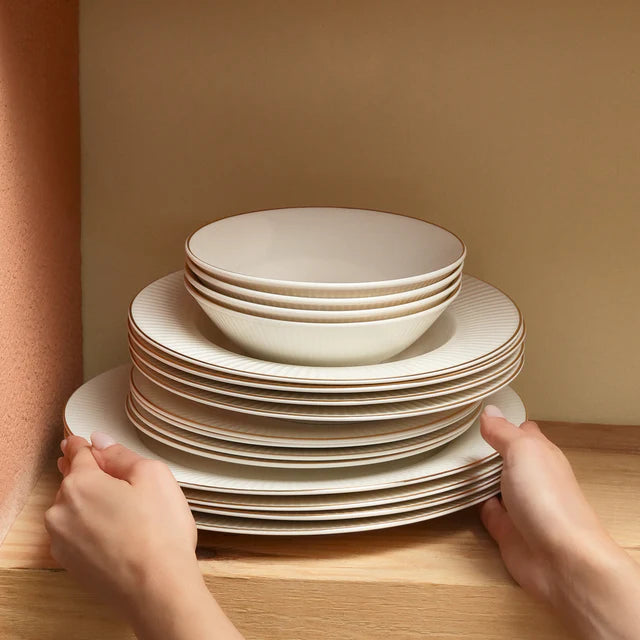 KARACA SERVICE DE TABLE MASSIMO 24 PIECES 6 PERSONNES