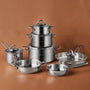 KARACA ADA V2 12-PIECE STAINLESS STEEL COOKWARE SET