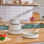 KARACA BATTERIE DE CUISINE CERAMICA VALENTI | 7 PIECES
