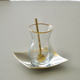 KARACA SERVICE A THE DIAMOND GOLD | 165ML | 18 PIECES | 6 PERSONNES