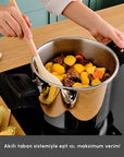 KARACA AUTOCUISEUR PERFECT GREY 4+6LITRES