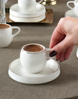KARACA SUNSET COFFEE CUP SET 90ML FOR 6 PEOPLE
