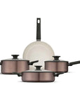 KARACA BATTERIE DE CUISINE ICONIC BRONZE 7 PIÈCES