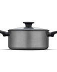 KARACA BATTERIE DE CUISINE ICONIC GRIS 7 PIECES